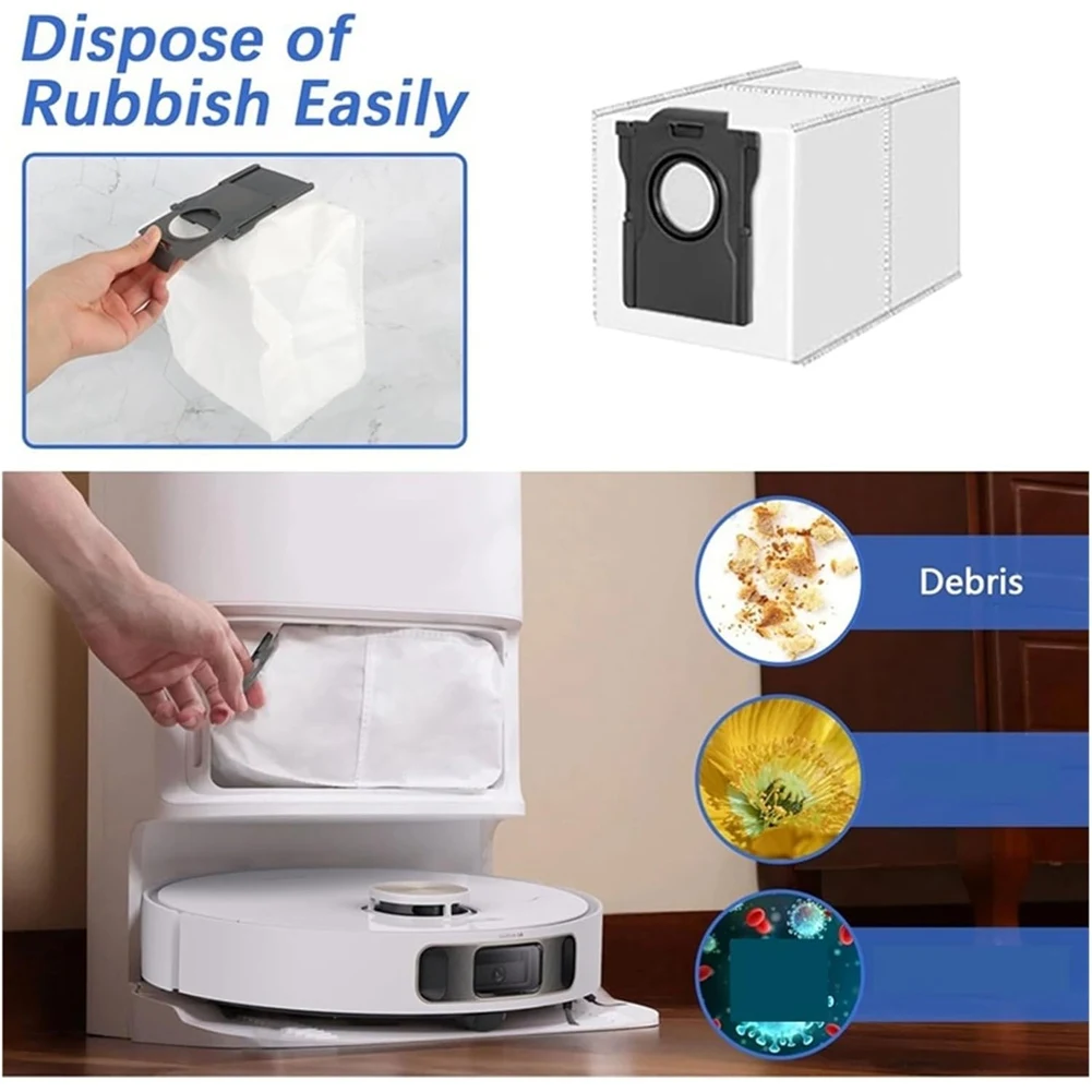 Essential Top For Dreame X40 Ultra/L10s Ultra Gen 2 Accessory Set- Comprehensive Vacuum Cleaner Brush Replacement Kit