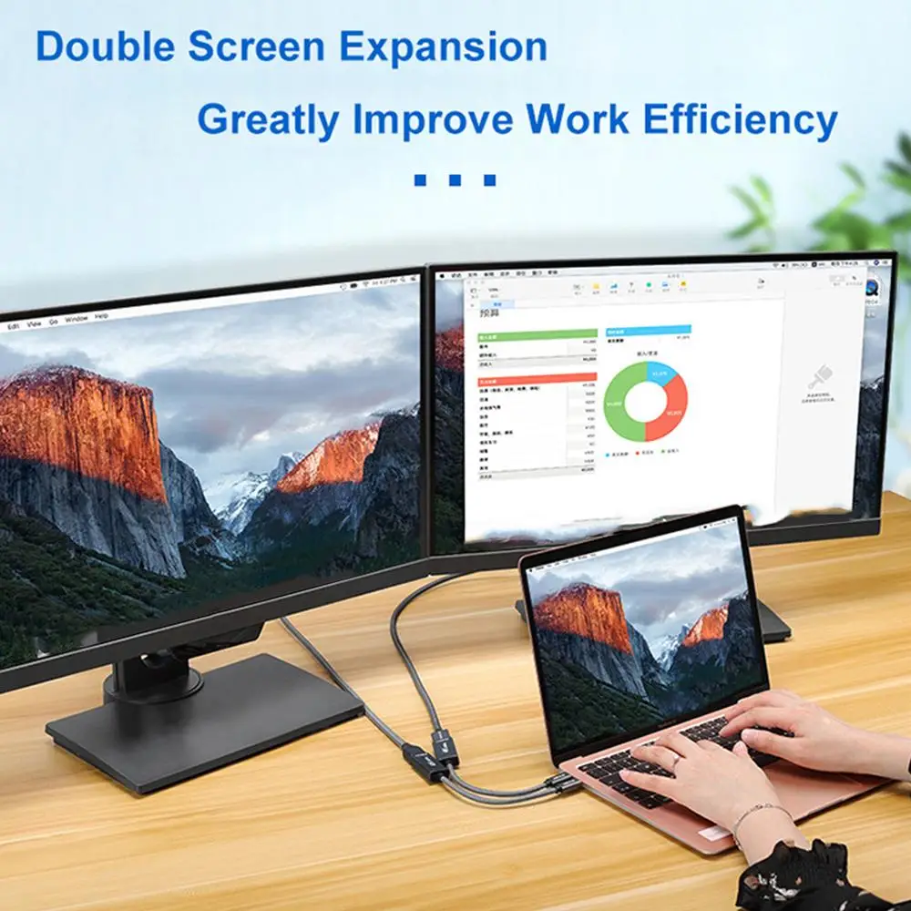 Câble adaptateur USB C vers HDMI, convertisseur HD Type C vers HD 4K 30HZ pour téléphone portable, Macbook TV, prise de fil vidéo