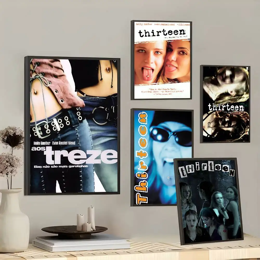 Thirteen Movie Film Sticky Posters Retro Sticker DIY Room Bar Cafe Aesthetic Art Wall Painting