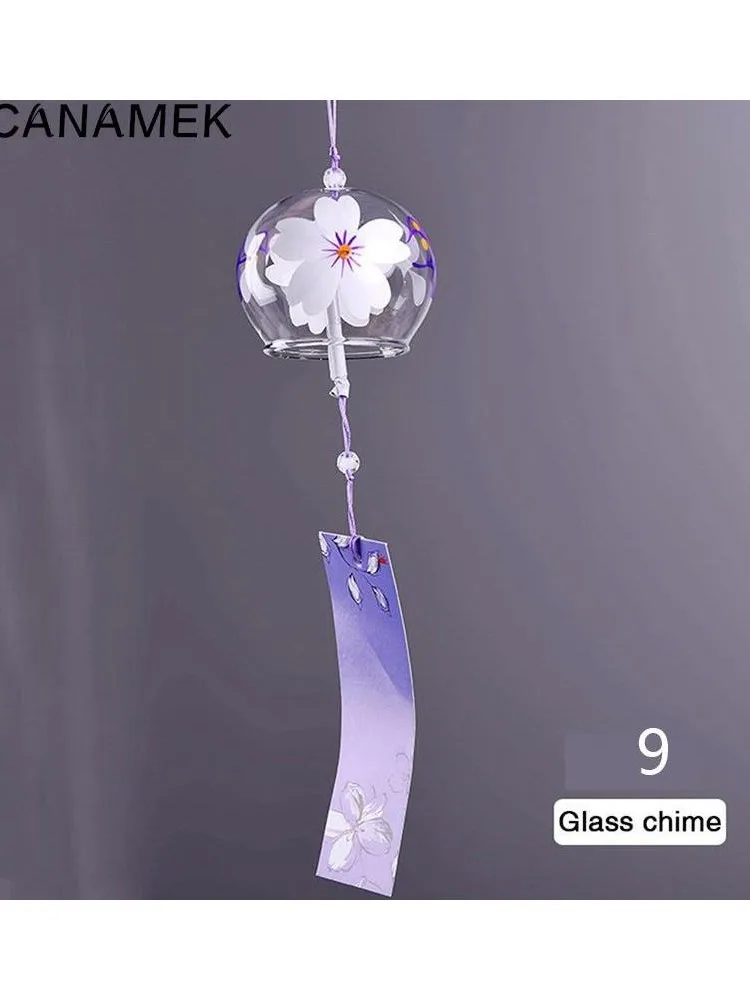 Cloche à Vent Japonaise Faite à la Main pour Décoration de la Maison, 1 Pièce