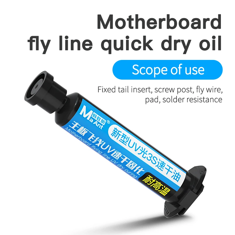 MaAnt Flywire 3S Nano UV olio ad asciugatura rapida per il fissaggio del tappo di coda vite Stud saldatura Pad saldatura resistenza componenti di protezione
