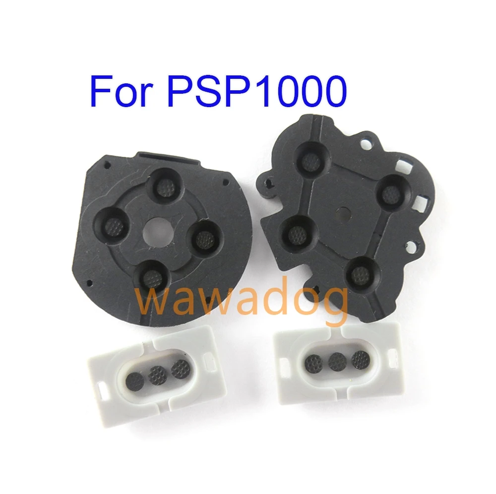 1set Game Console Replacement For PSP 1000 D-Pads Rubber Conductive L R Button Repair Part