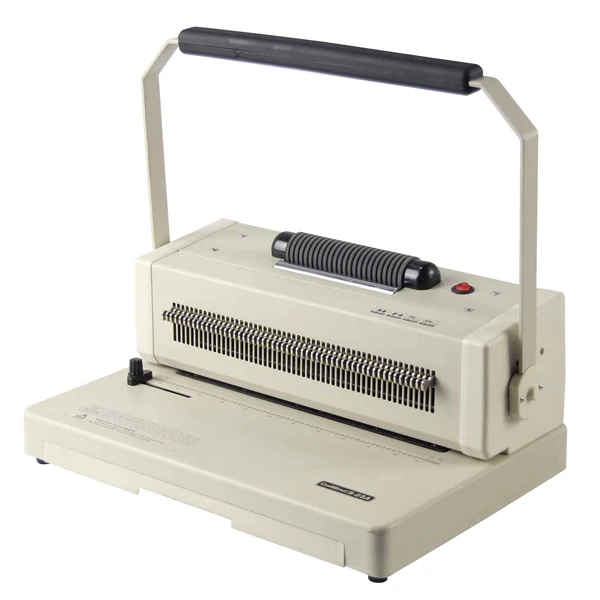 Manual Punching Electric Coil Inserter Binding Machine Easy Heavy Duty F4 Size 25 Sheets Paper Processing S25A