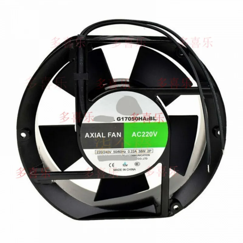 

Охлаждающий вентилятор ZMZM G17050HA2BL для JIULONG AC220V 38W 0.22A 172*150*51mm 2wire