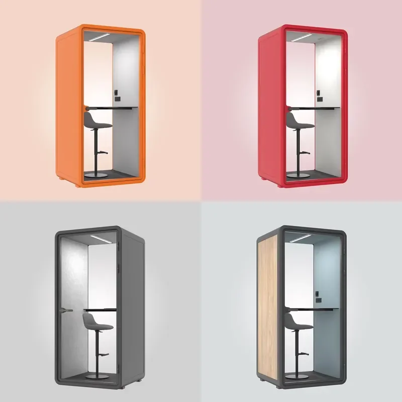 Movable Meeting Booth Acoustics Private Office Outdoor Meeting Cabin Phone Booth Office Work Studio Sound Booth
