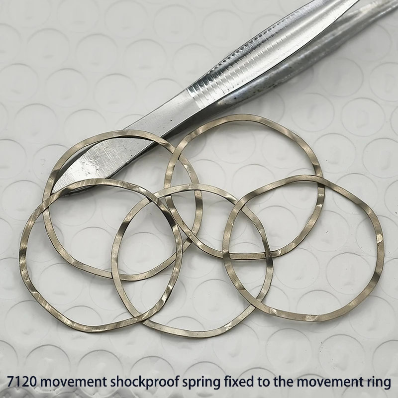 

1/2/5PCS Metal 7120 Movement Shockproof Spring Fixed Machine Ring Fits 7120 Movement Repair Part For Watchmaker