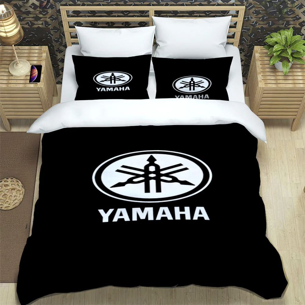 Y-YAMAHA Fashion Trendy Print Three-piece Set Suitable for Kids or Adults Quilt Cover Pillowcase Bedding Set Birthday Gift