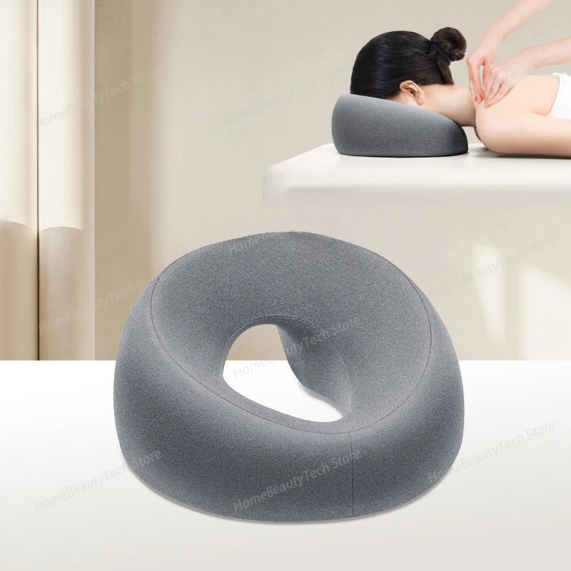 

Ergonomics Lying Down Pillow Memory Foam Breathable Head Rest Support Pillow Body Massage Face Rest Pillow for Beauty Salon