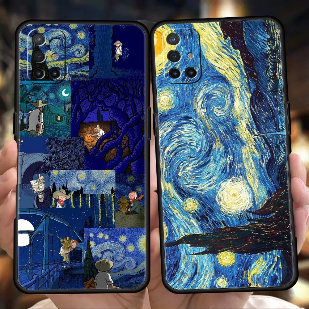 Van Gogh Series Phone Case for Oneplus Nord N100 N10 10 7 8 9 10R 9R 7T 8T N200 CE 2 2T 9RT Z Pro 5G Silicone Cover Shell Capas