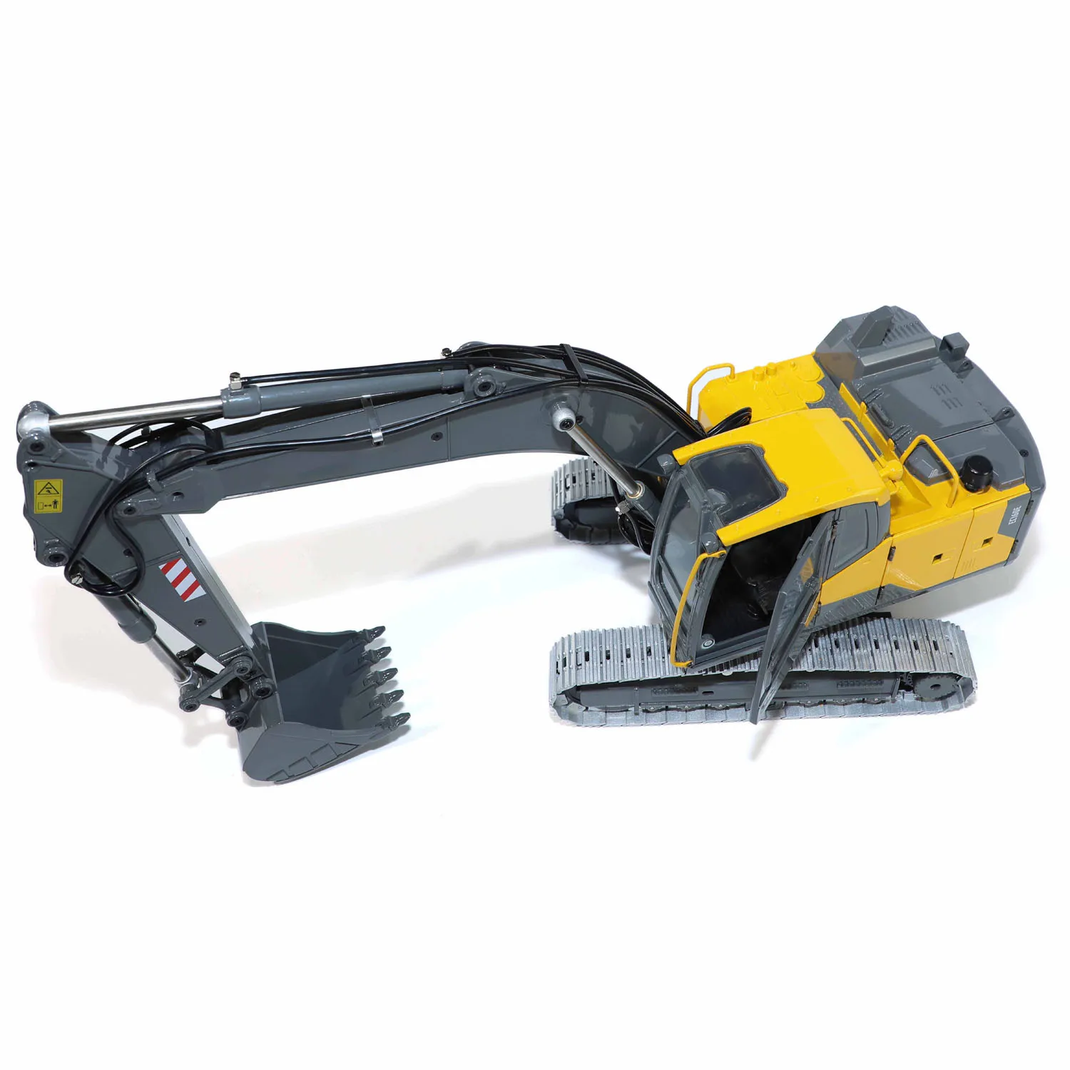 EC160E 1/14 RC Toy Electric Excavator Double E Remote Control Digger RTR Full Alloy Metal Engineering Vehicle Lights TH23137