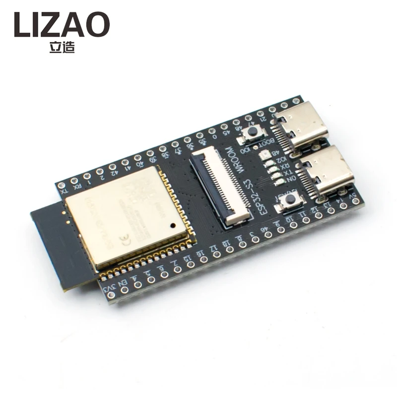 ESP32-S3 N16R8 CAM Development Board, WiFi + Bluetooth Module with Dual Type-C Ports and Camera Interface