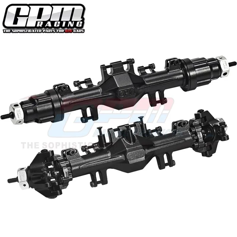 GPM Aluminum 7075 Quick Release Front and Rear Axle Kit For LOSI 1/18 Mini LMT 4X4  LOS212035