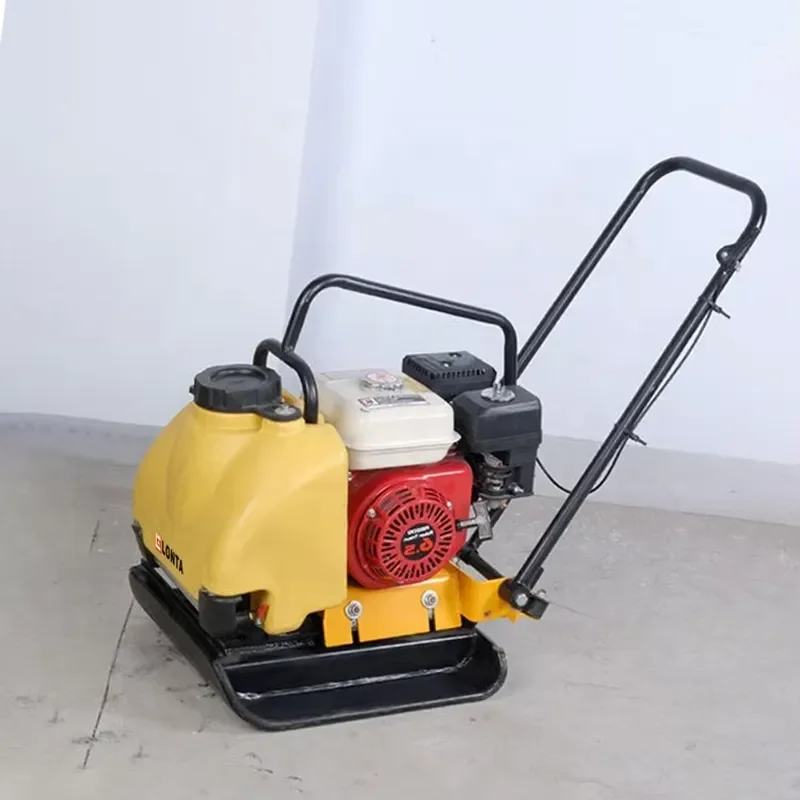LONTA Price Road Compactor Hand Hold Electric Engine Vibrating Two-way Portable Plate Compactor