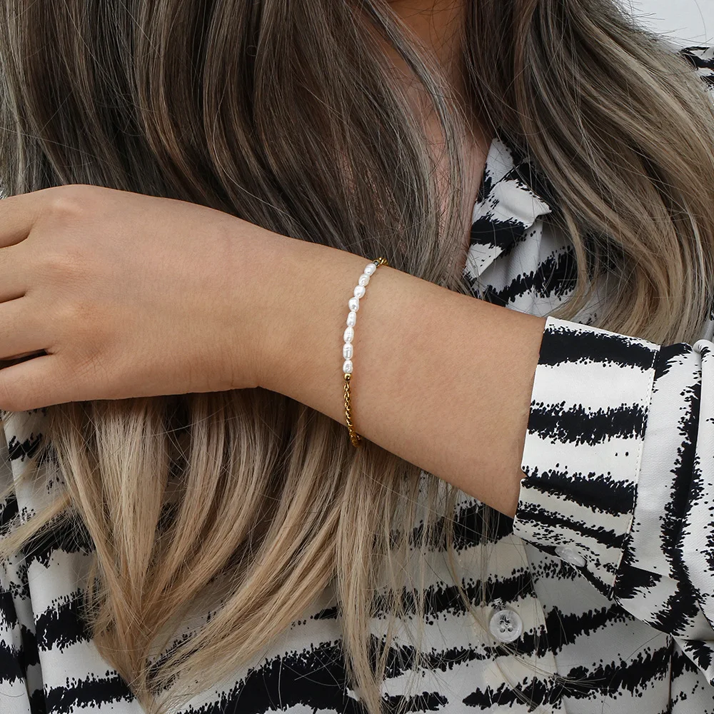 Elegant Stainless Steel Bracelet, High-quality Waterproof Jewelry