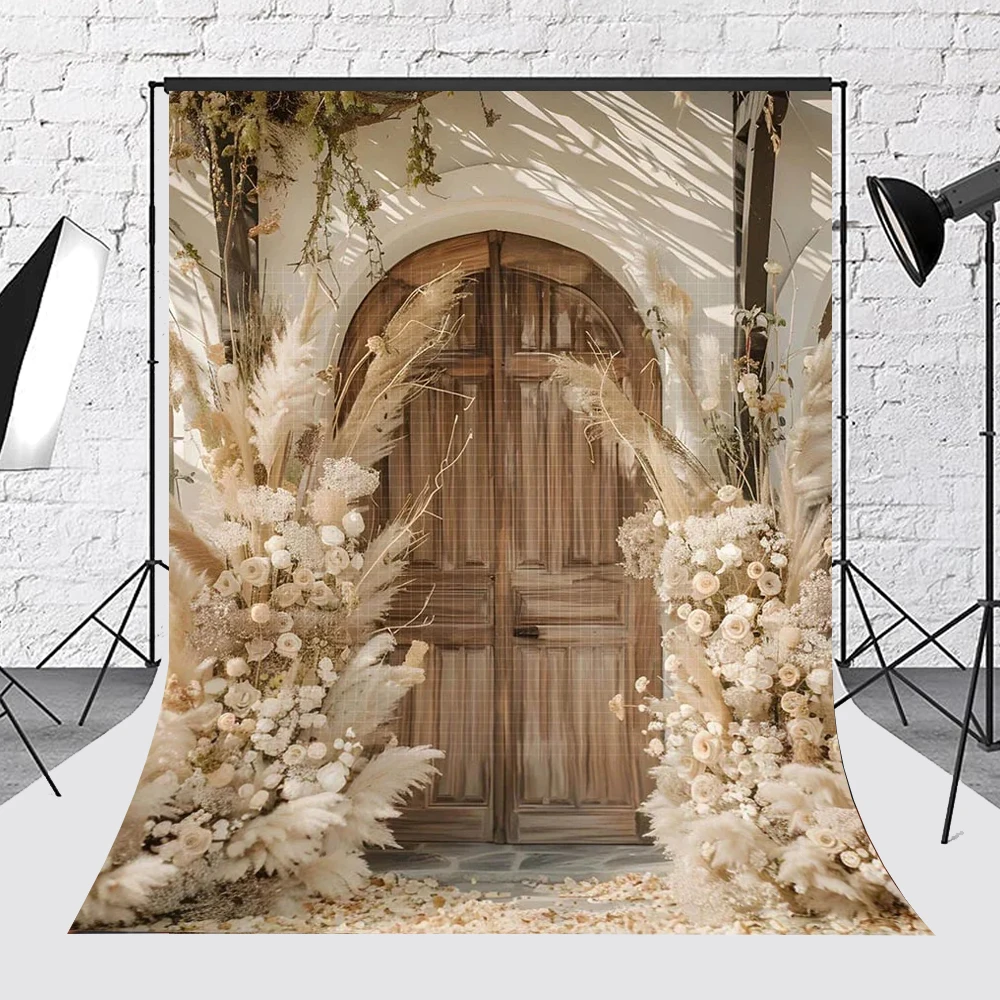 

Bohemian Pampa Arch Banner Shooting Background, Adult Birthday Pregnant Women Wedding Decoration Photography Studio Background