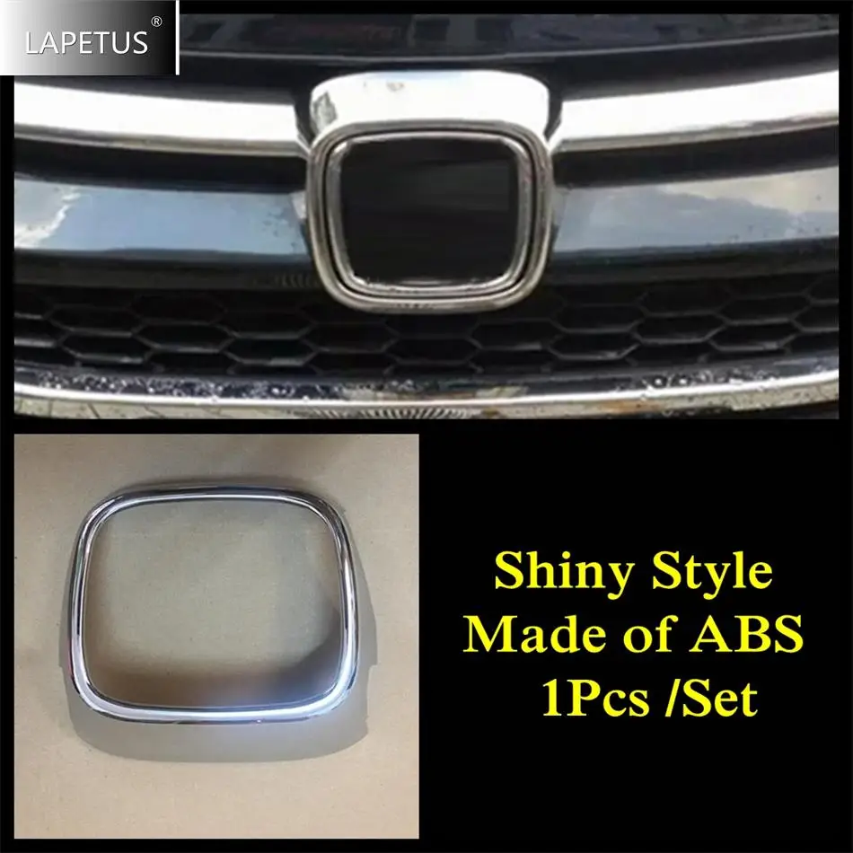 

Chrome ABS Car Front Head Middle Grille Grill Emblem / Rear Fog Lamps Lights Accessories Cover Trim For Honda CRV CR-V 2015 2016