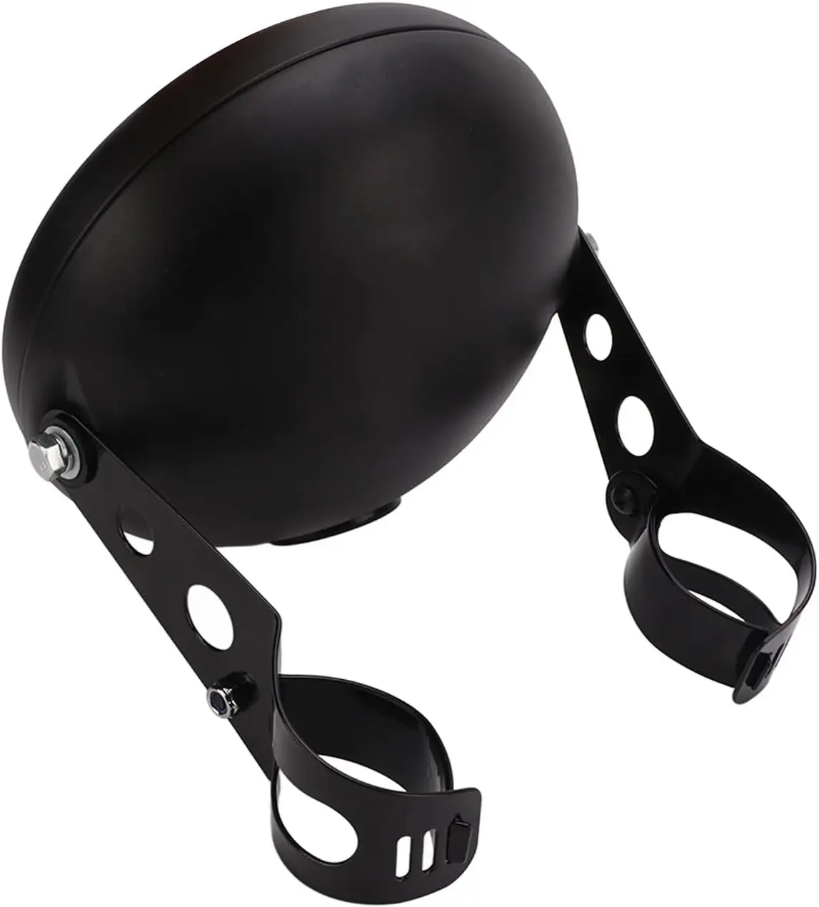 غطاء مثبت لسكن المصباح الأمامي للدراجة النارية ، حامل ريترو 7 "، غلاف مصباح أمامي ليد ، قاعدة مصباح أمامي معدلة ، غلاف دائري