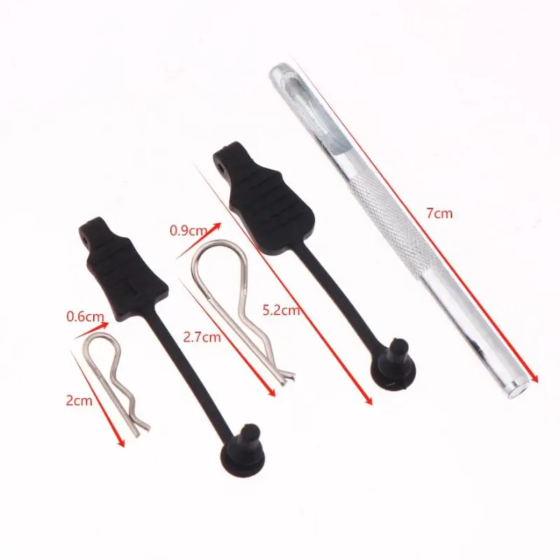 Набор фиксаторов зажимов для тела из силикагеля для масштаба 1/10 1/8 1/12 1/16, радиоуправляемая модель автомобиля, обновленный аксессуар R Pin