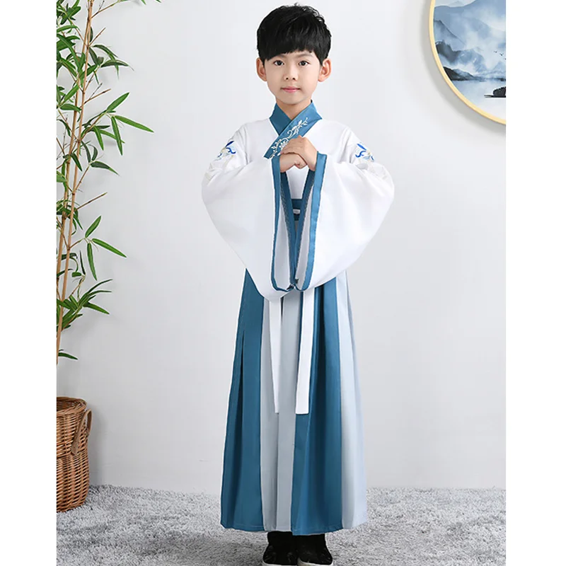 مجموعة أزياء ثقافية على الطراز الصيني، ملابس أطفال تقليدية مسامية، مقاسات 110-180 سم #5