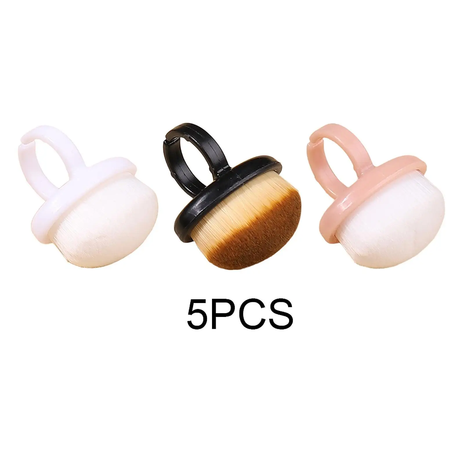 5 Pieces Nail Dust Brush Powder Remover Brush for Women Makeup Acrylic Nails