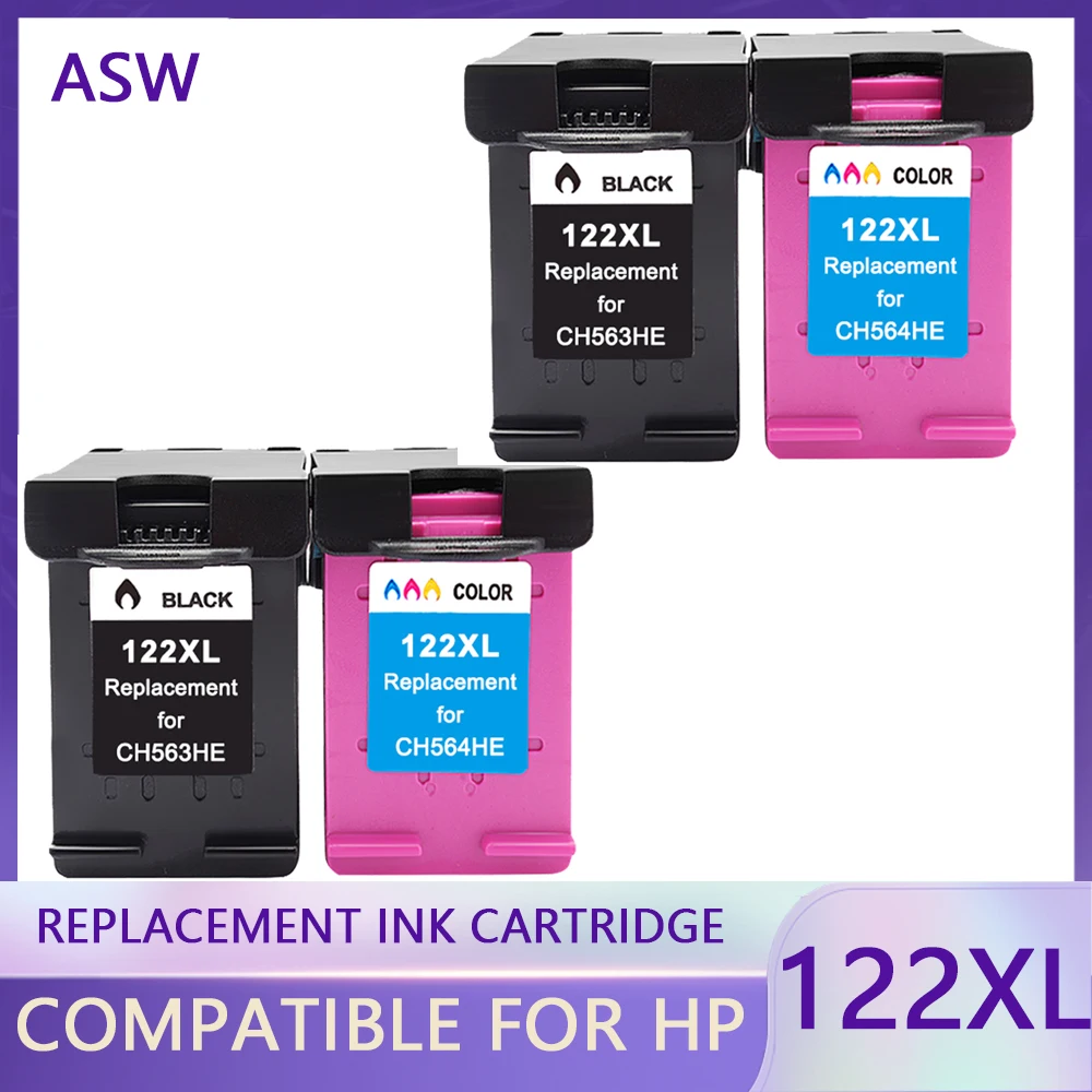 

122XL Ink Cartridge for hp 122 xl hp122 Cartridge for hp Deskjet 1000 1050 1510 2000 2050 2540 3000 3050 1050A printer