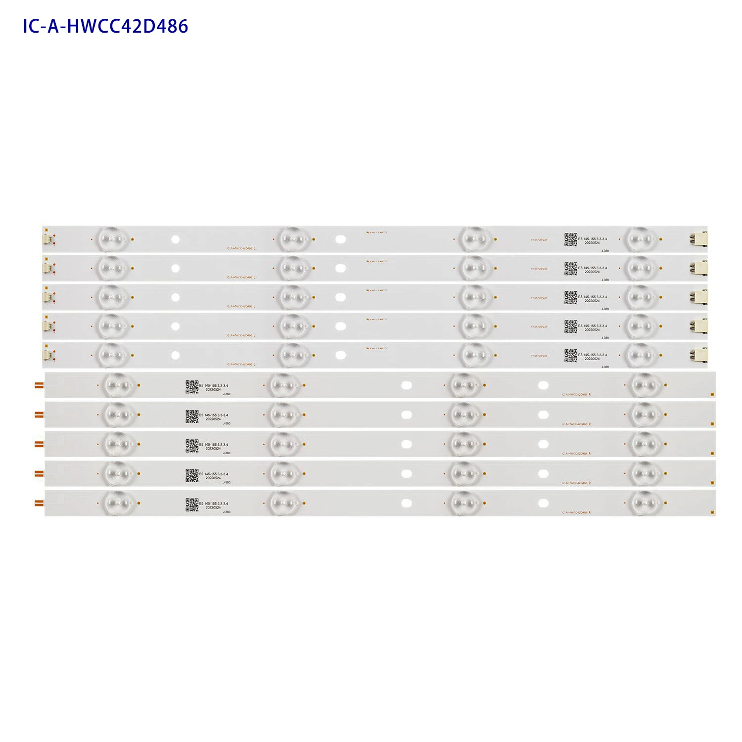 LED Backlight Strip for Panasonic TC-43SV700B TC-43DS630C TX-43ESW504 TH-43C410K TC-43ES630B TC-43FS630B IC-A-HWCC42D486
