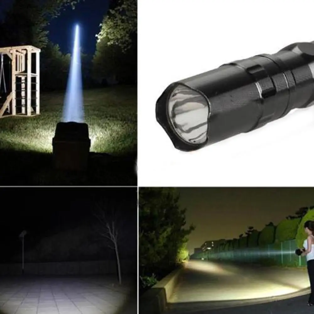 Useful Tactical Outdoor Bulb Lamp Torch Light LED Flashlight