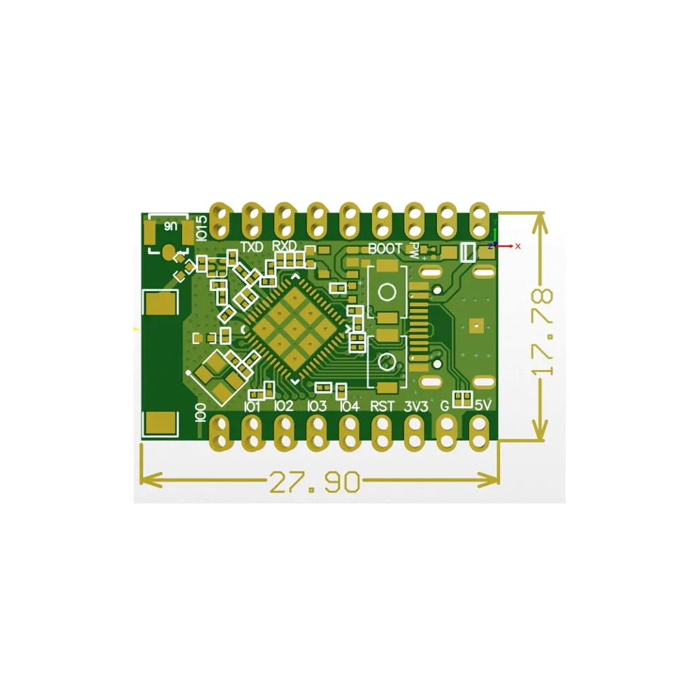 ESP32-C5 MINI Core Board RISC-V 32-bit WiFi 6 BLE 5.3 Zigbee3.0 Thread1.4 IoT Development Board Type-C Port Electronic Component