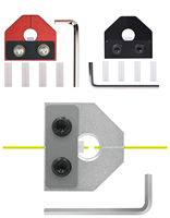 3D Printer Parts aluminum alloy filament connector breakage connector For Bambu Lab Creality Elegoo eSUN Sunlu PLA PETG ABS