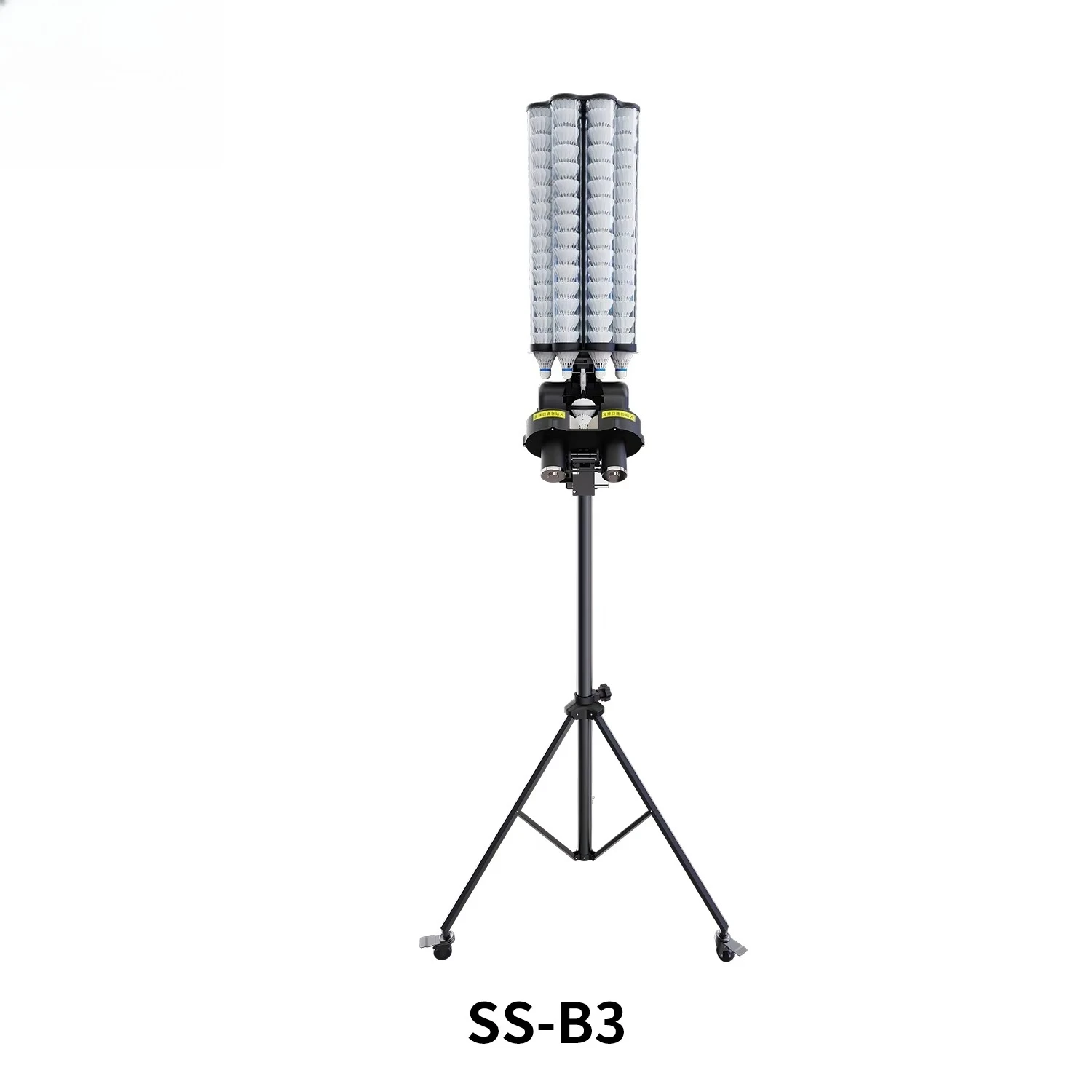 Commercial Badminton Serving Machine, 200 Shuttlecocks Capacity, with Timer Function