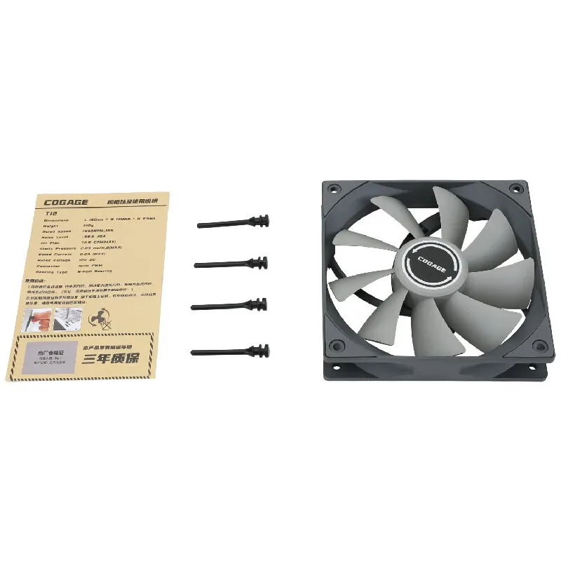 Thermalright CG-T12 120Mm Case Fan 4pin Pwm 70.8cfm Hoog Luchtvolume S-FDB Met Stille Computer Cpu Koeler Ventilator