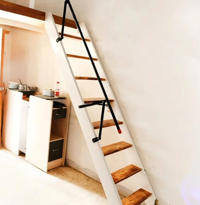 Design Folding Loft Ladder,step Ladders ,folding Attic Stairs with Handrail