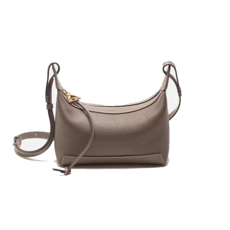 

Luxury Cowhide Kite Crossbody Shoulder Bag With Matching Wallet Designer Lunch Box Handbag Elegant Women Underarm Leather Bags