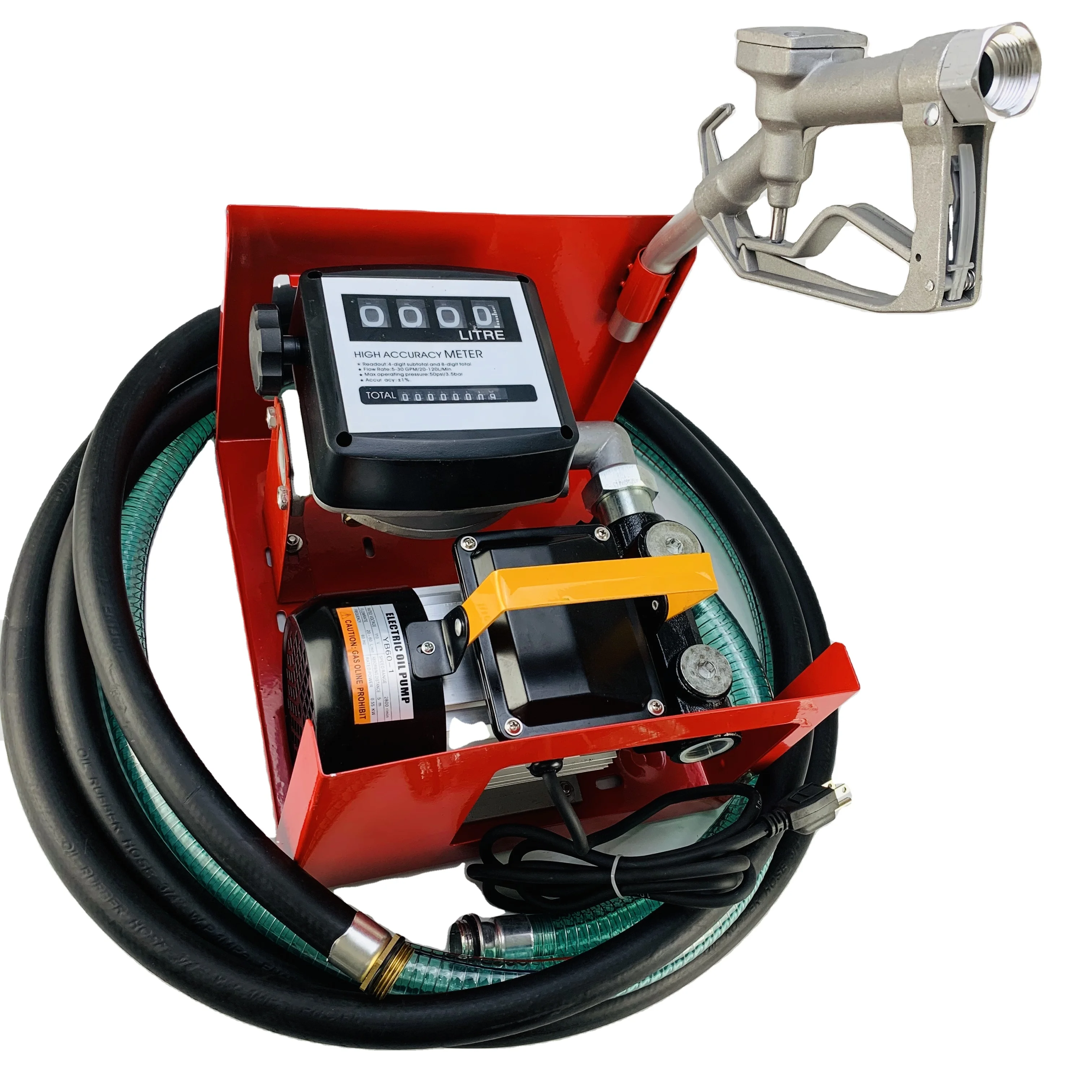 60L Electric Di esel Fuel Pump With Manual Nozzle or Automatic  AC 110V/220V