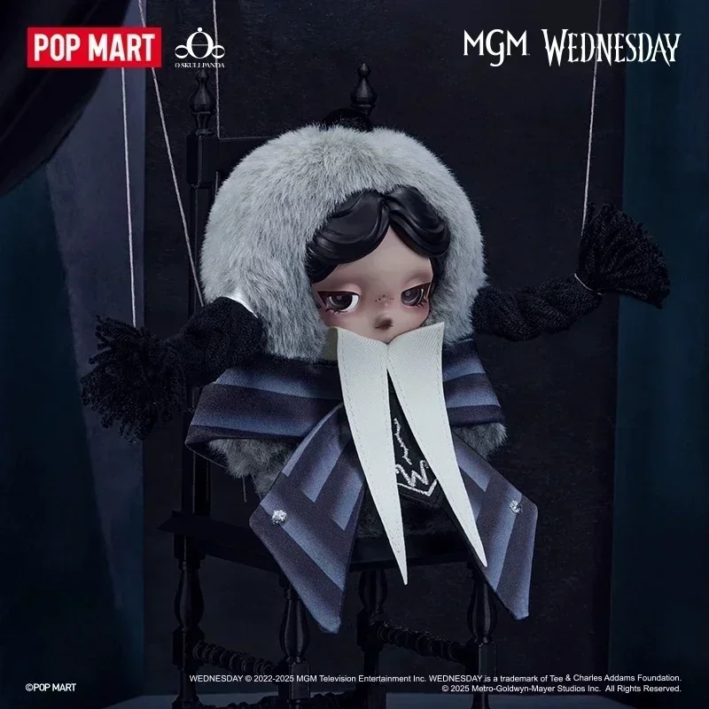 

POP MART SKULLPANDA x MGM WEDNESDAY Series Blind Box Guess Bag Desktop Decoration Cute Model Gift Girl Toys Anime