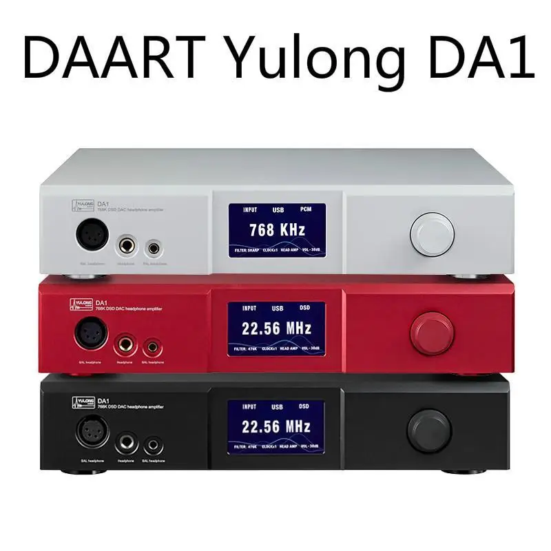 DAART Yulong DA1 AK4499EQ DAC Headphone Amplifier Pre-Amp All In One DSD512 32Bit/768kHz Decoder AMP