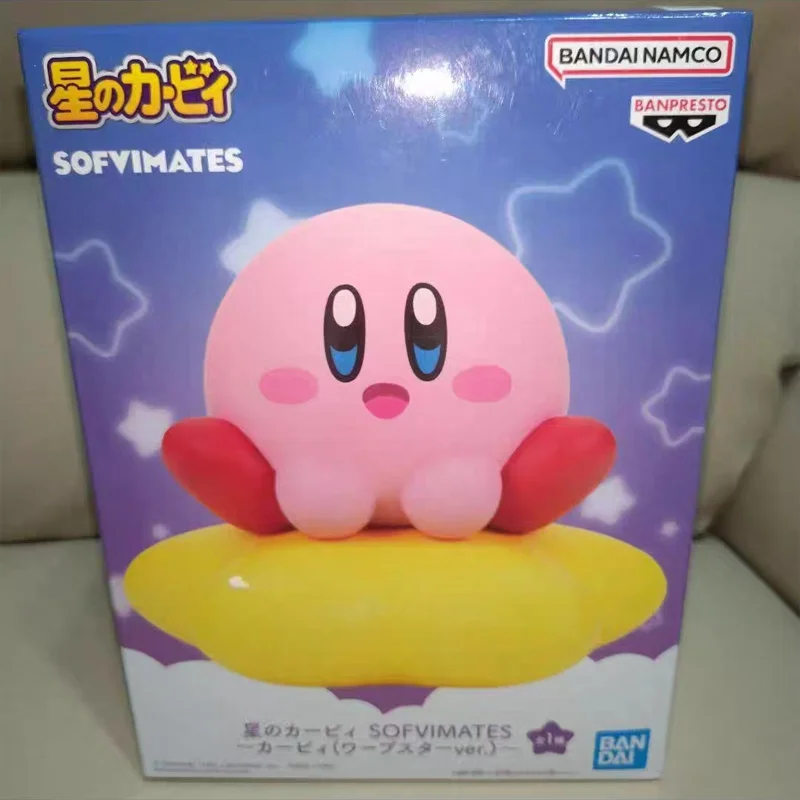 

Подлинный оригинальный BANDAI BANPRESTO Kirby: Right Back At Ya! SOFVIMATES Кирби ПВХ аниме фигурка модель настольный орнамент игрушки подарок