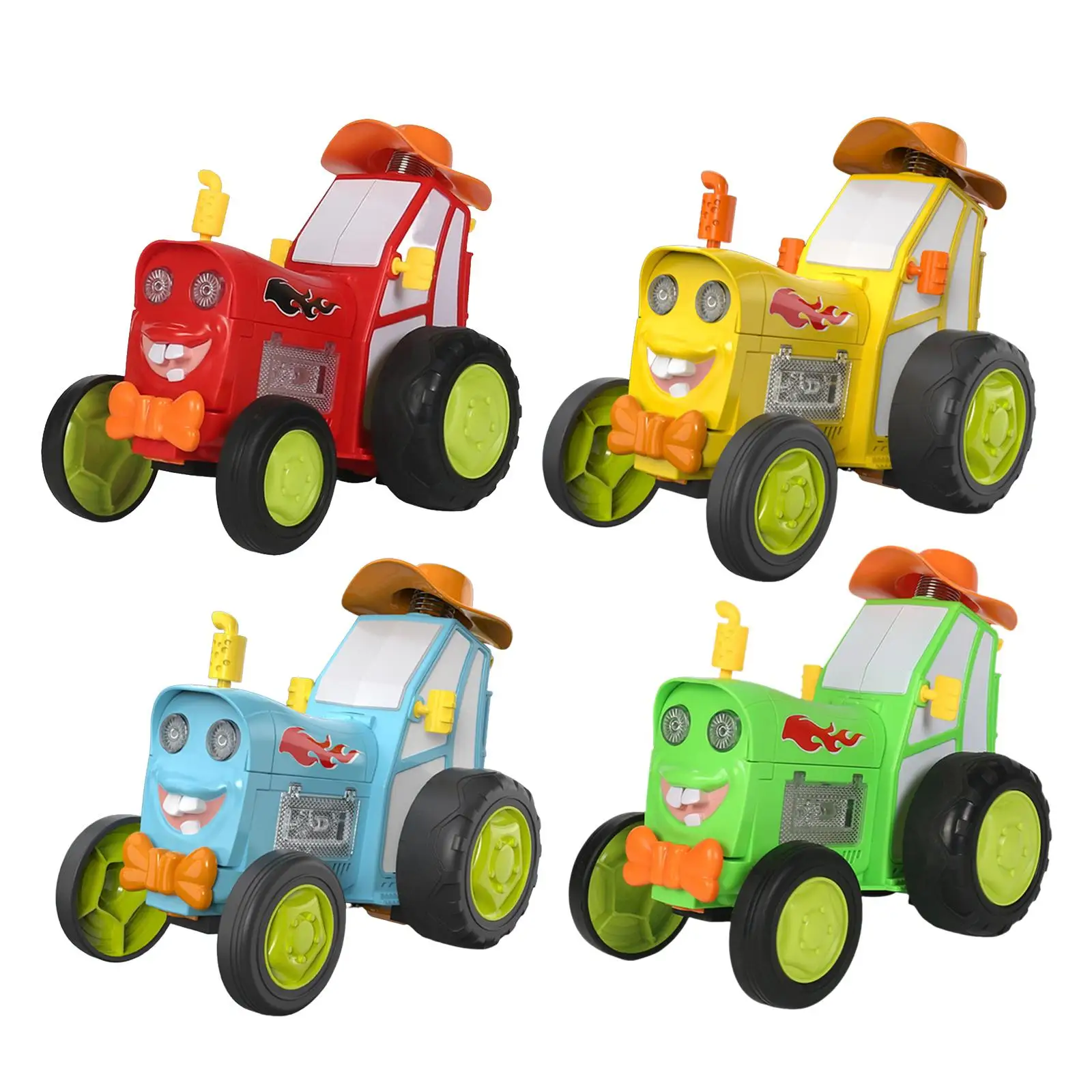 

Вращающийся мультяшный автомобиль со световой музыкой, качающийся акробатический автомобиль с дистанционным управлением для