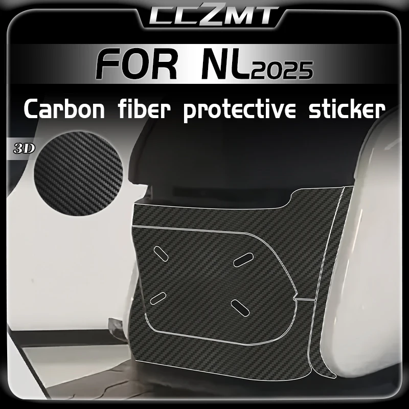 

For NIU NL CITI 2025 3D Carbon Fiber Protective Sticker Foot Pedal Bucket Under Anti-Scratch Film Modification Accessories
