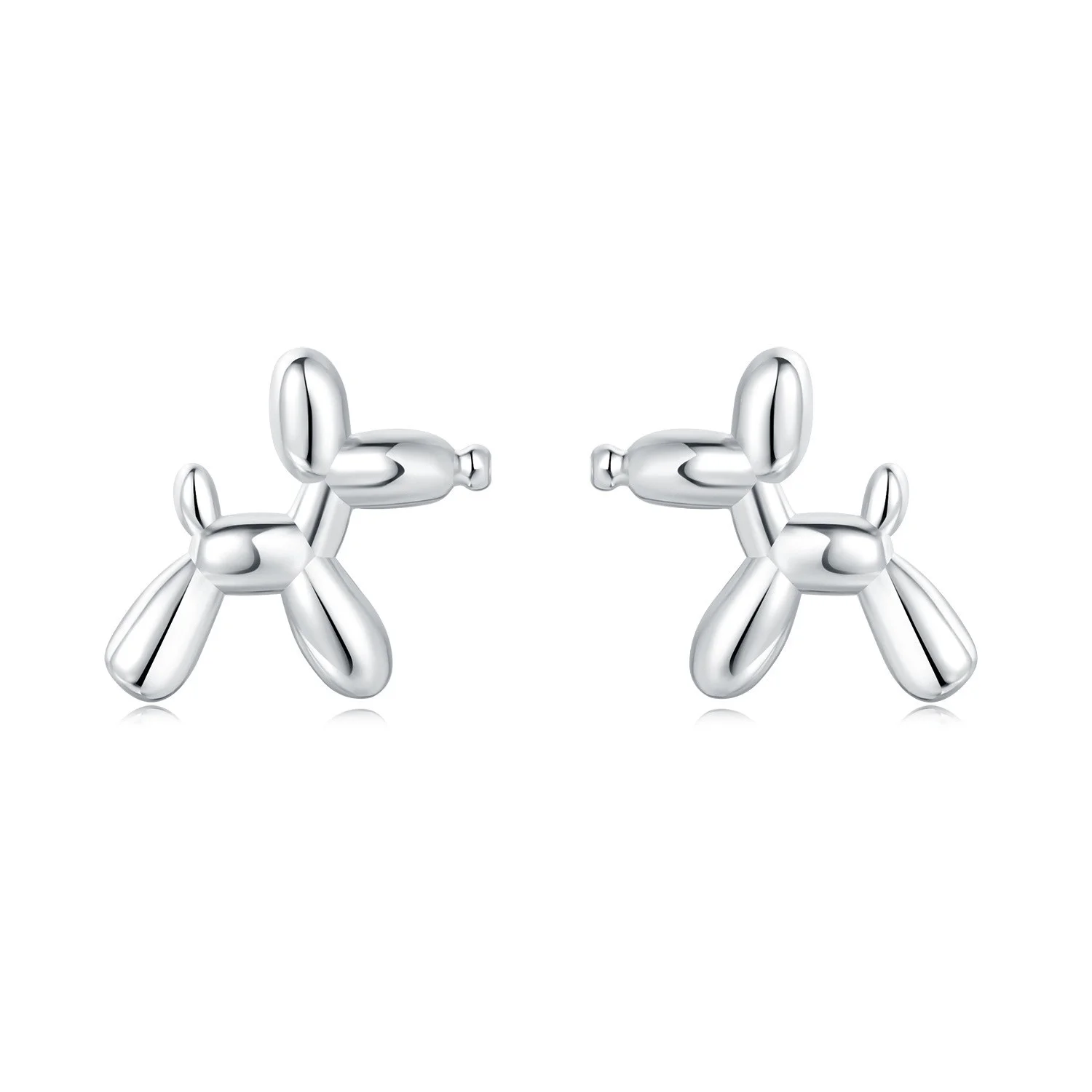 

Orstarry S925 Sterling Silver Cute Balloon Dog Earrings Stud Earrings For Lady S925 Jewelry Party Anniversary Trendy Gifts