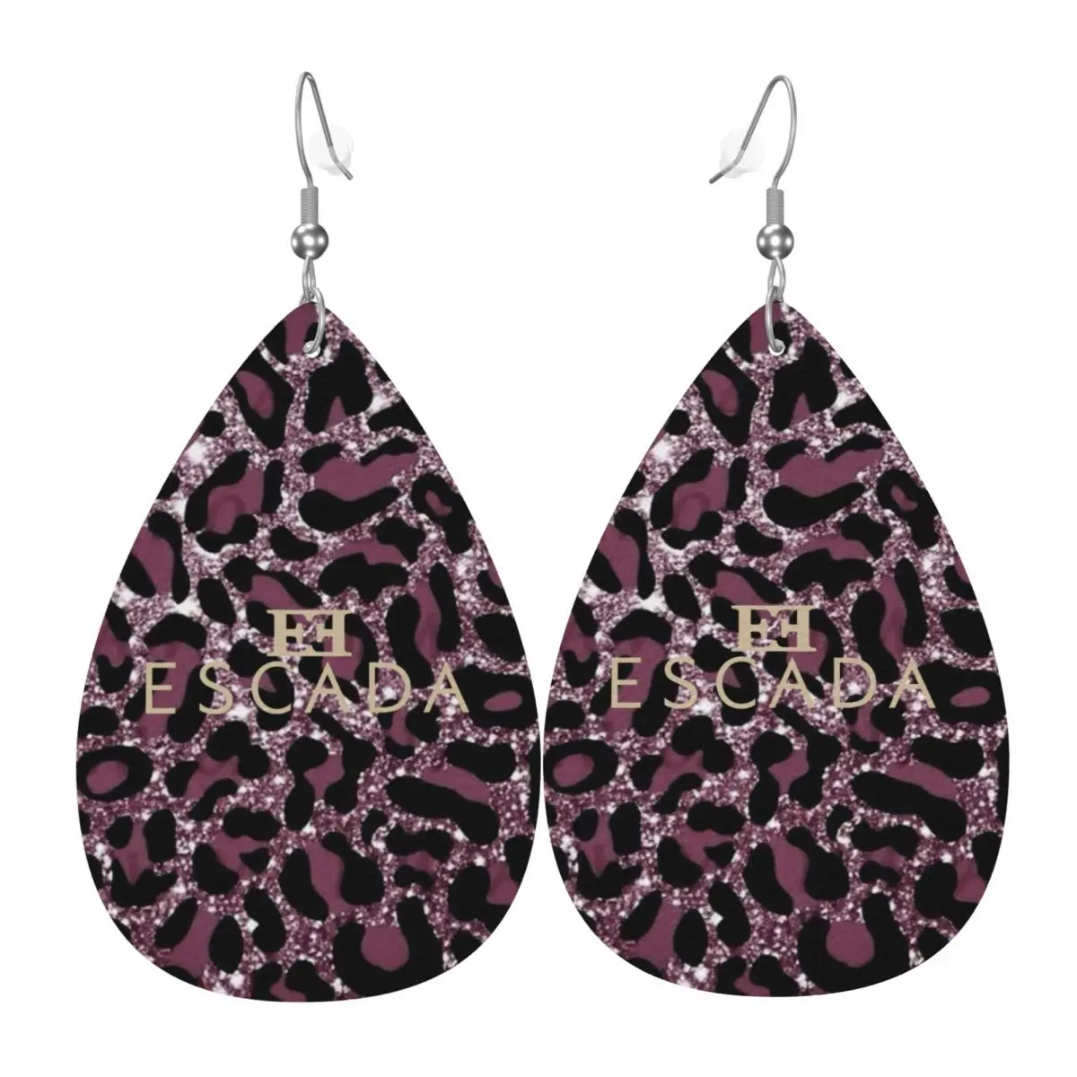 

Кожаные серьги-капли на заказ E-Escadas, модные женские ювелирные аксессуары на День святого Валентина