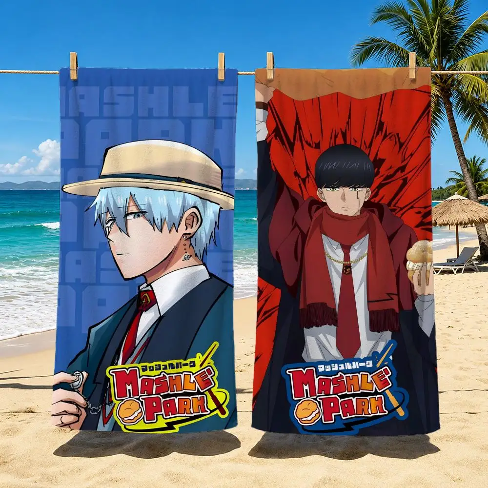 Anime M-Mashle Magic and Muscles Towel Towel beach towel, quick drying absorbent bath towel for Swim,Gym,Camping,Outdoor hot