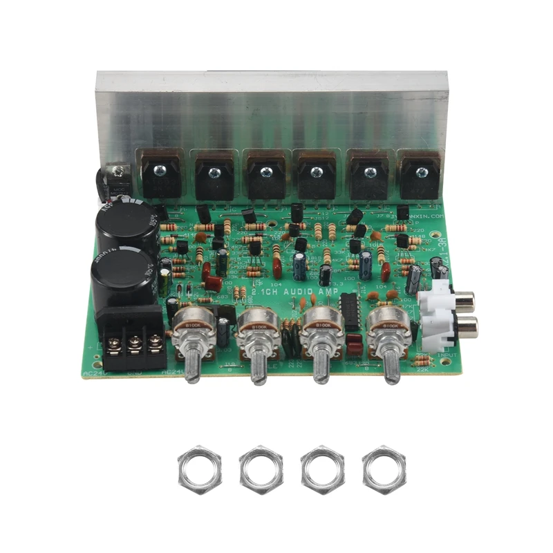 Audio Amplifier Board 2.1 Channel 240W High Power Subwoofer Amplifier Board Amp Dual Ac18-24V Home Theater