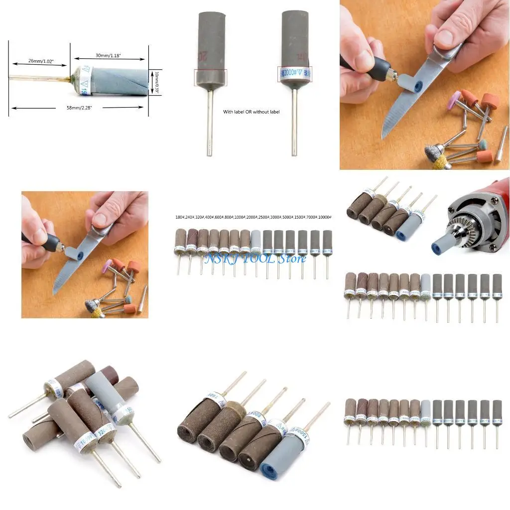 

L8RC зернистость от 180 до 10000, стержень наждачной бумаги, практичный цилиндр, стержень наждачной бумаги, стержни, головки для