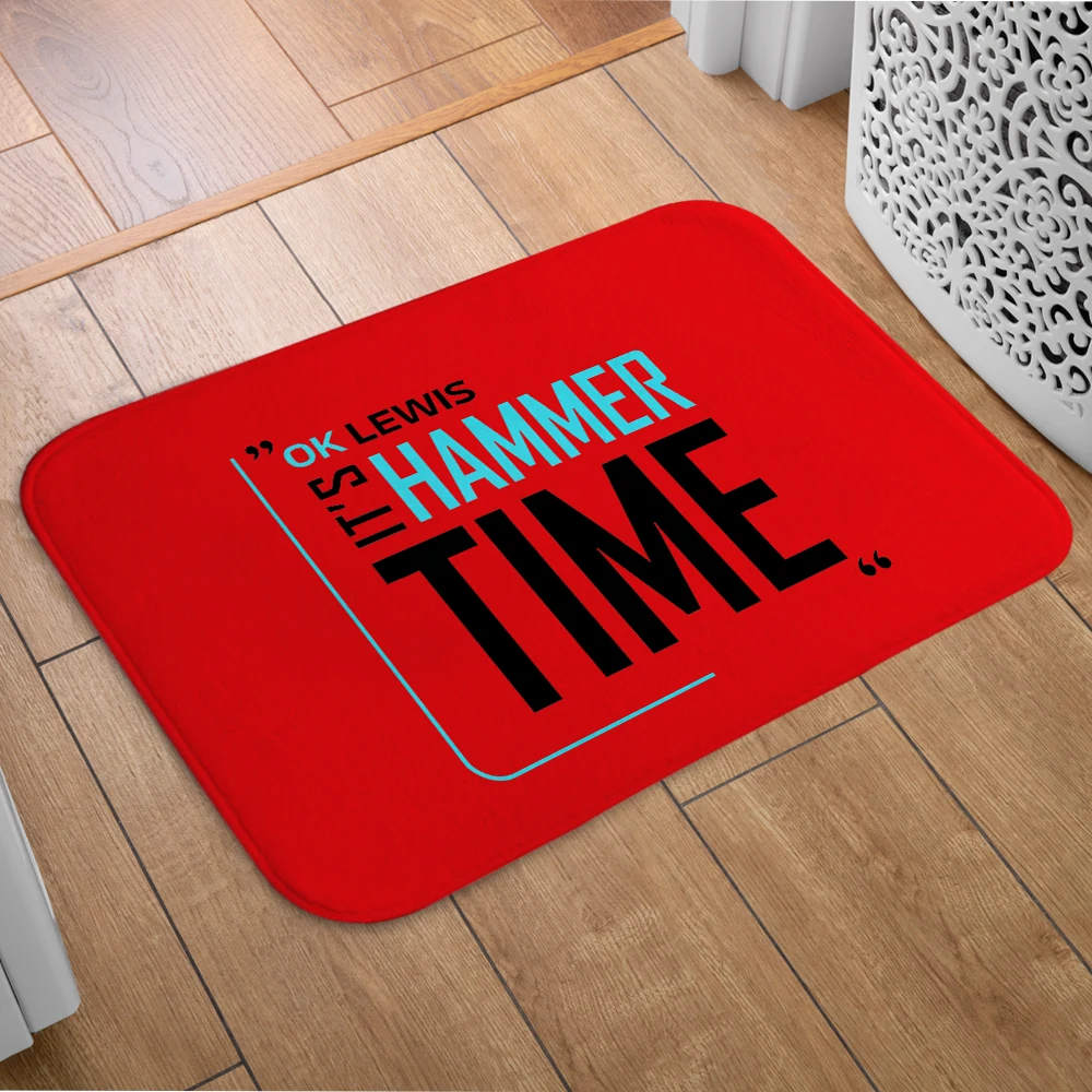 Ok Lewis its Hammer Time Doormat Home Carpet Entrance Door Mats Modern Decor Carpet Bathroom Floor Mats 181