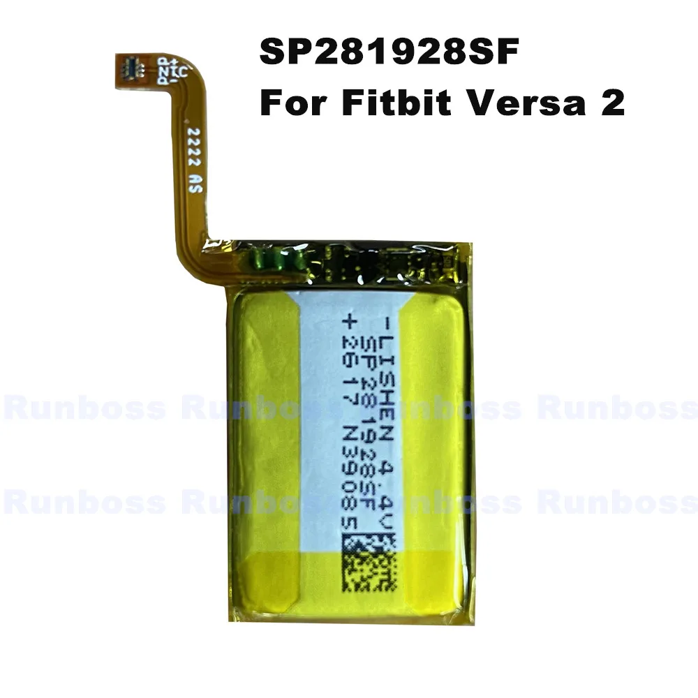 165mAh SP281928SF Battery For Fitbit Versa 2 Smart Sports Watch Battery SP281928SF Wireless Accumulator