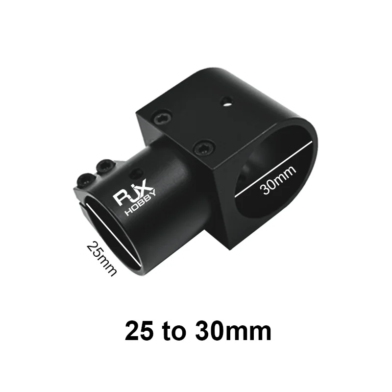Support de serrage pour Tube en Fiber de carbone à 3 voies, 16 20 25 30 40mm, pour Drone agricole DJI, cadre de train d'atterrissage, adaptateur de connecteur Tri-T RJX