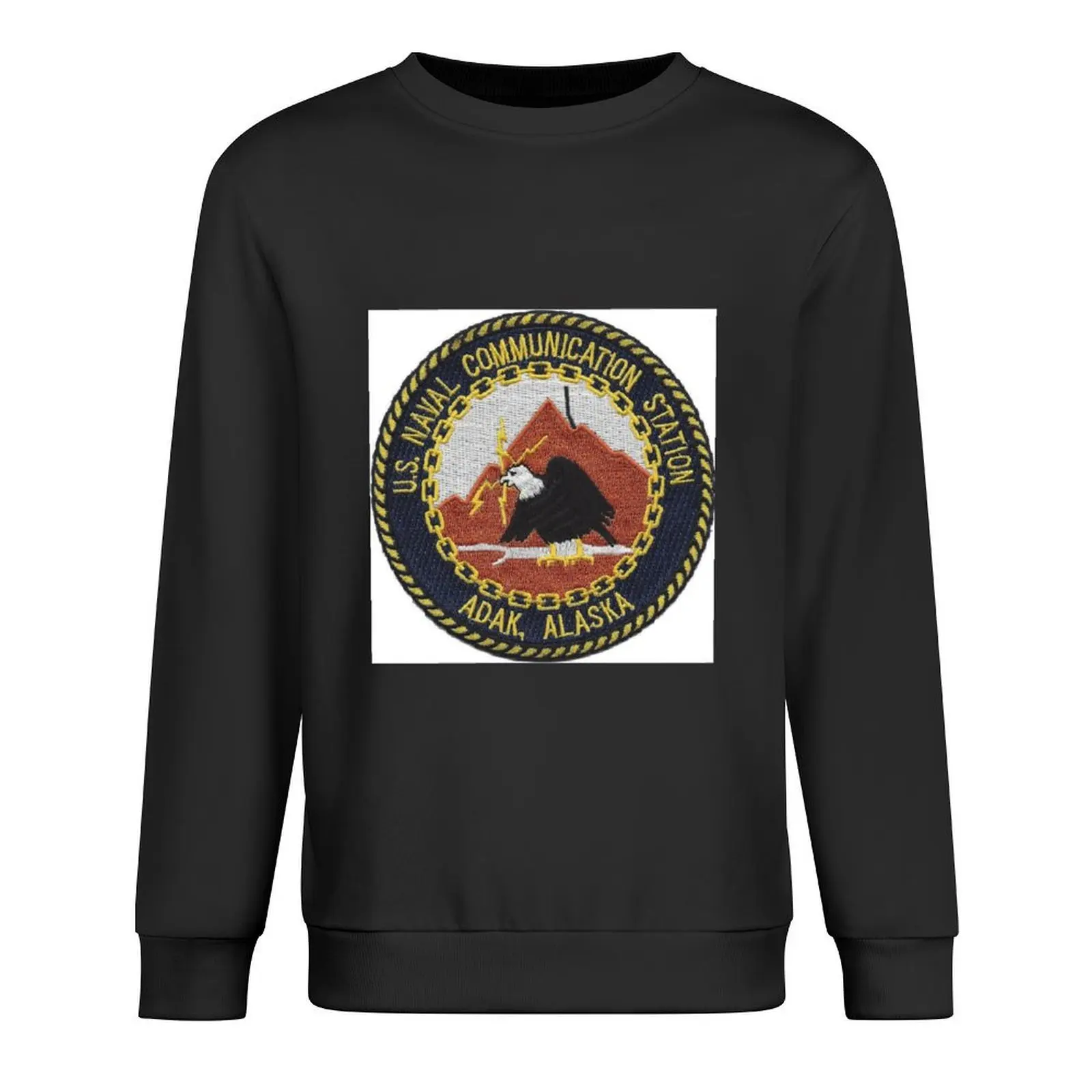 

US Naval Communication Station Adak Alaska Pullover clothes for men men clothes winter clothes new hoodies and sweatshirts
