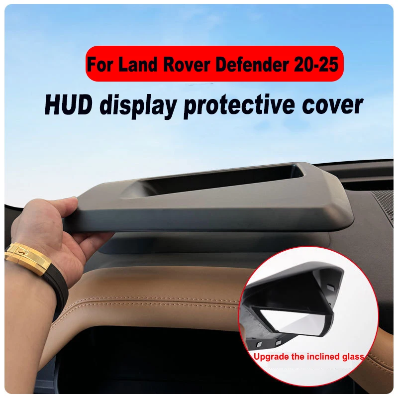 HUD Car Protective Cover Head-Up Display Dust Cover Frame Windshield  For 2020-2025 Land Rover Defender X254 MK2