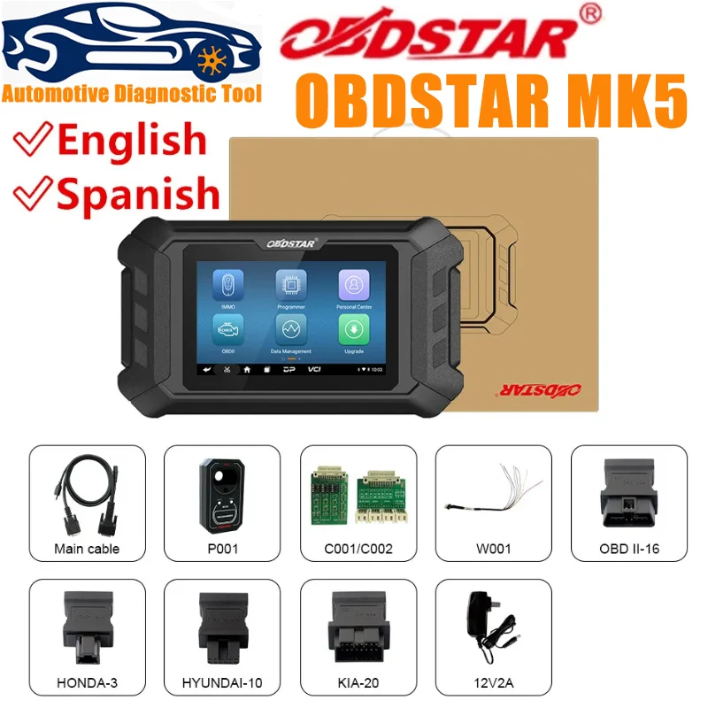 

Новый программатор ключей OBDSTAR MK5 FUll X300 Pro4, версия Latin America, специально для Tata/Mahindra/Hyundai для Бразилии Fiat/VW